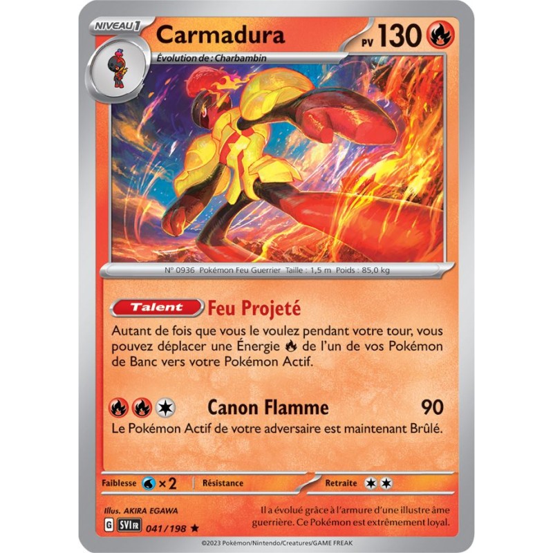 Carte Pokemon Carmadura