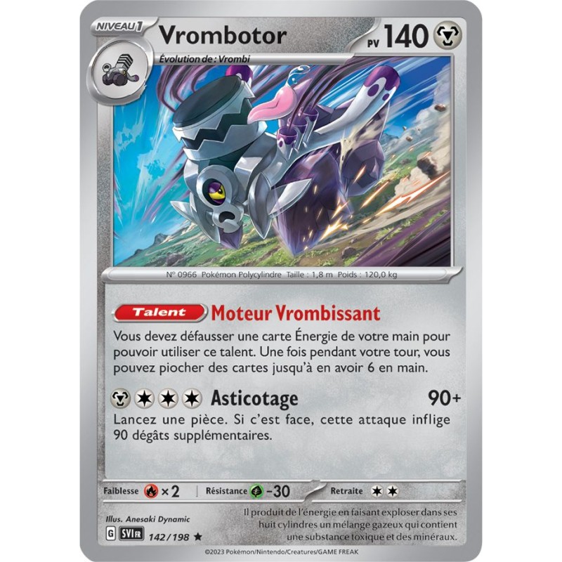 Carte Pokemon Vrombotor